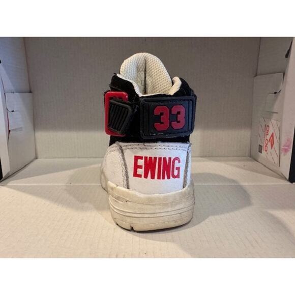 Patrick Ewing Toddler Size 6 Black and White Sneakers‎ - Picture 4 of 5